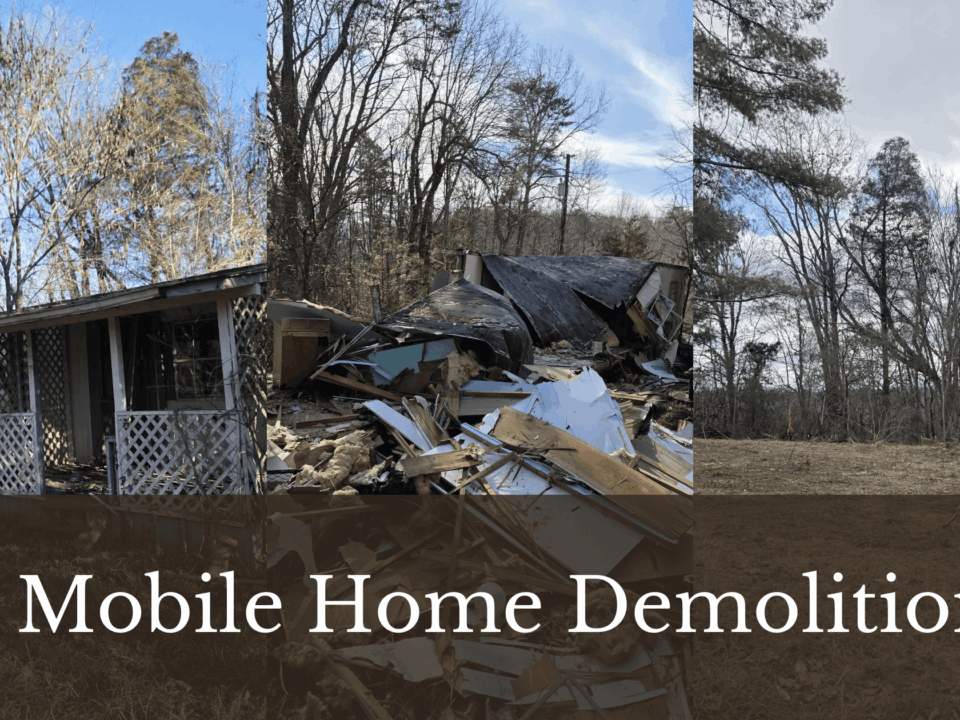 mobile home demolition