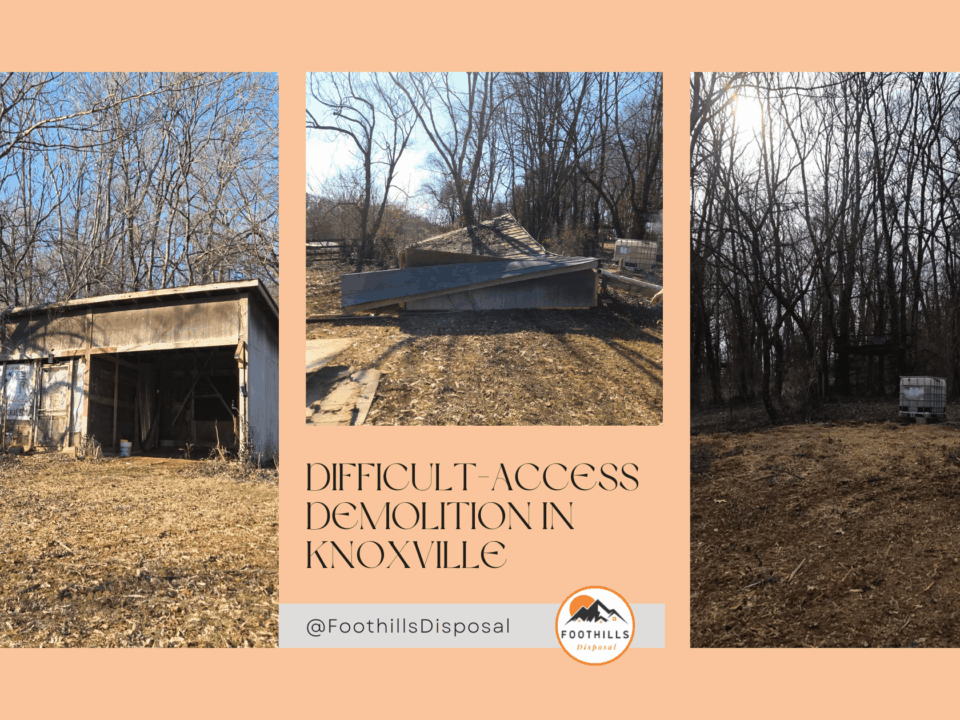 Difficult-Access Demolition in Knoxville
