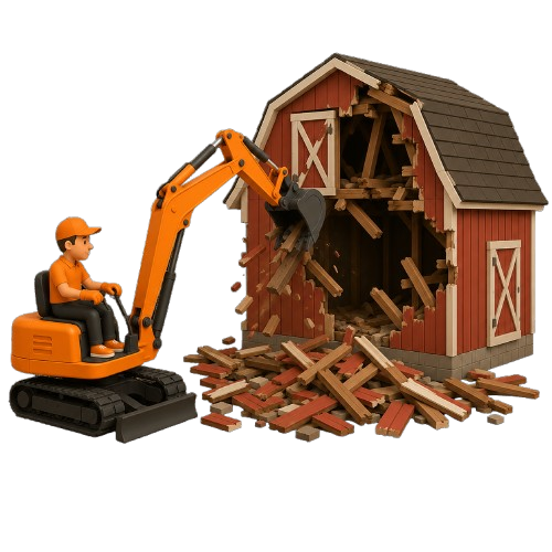 Barn Demolition Icon