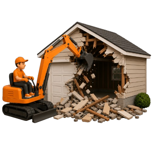Garage Demolition Icon